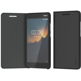Чехол-книжка Nokia 2.1 Flip Cover Черный