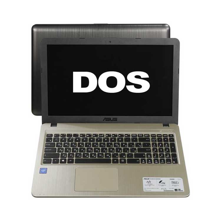 Asus VivoBook X540SA-XX053D 15.6", Intel Pentium, 1600МГц, 4Гб RAM, DVD нет, 500Гб, Wi-Fi, DOS, Bluetooth