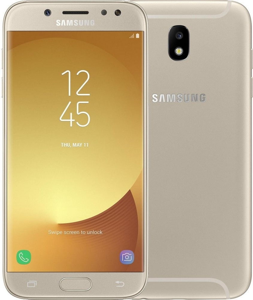 Смартфон Samsung Galaxy J5 2017 16Gb, цена телефона. Цвет золотой