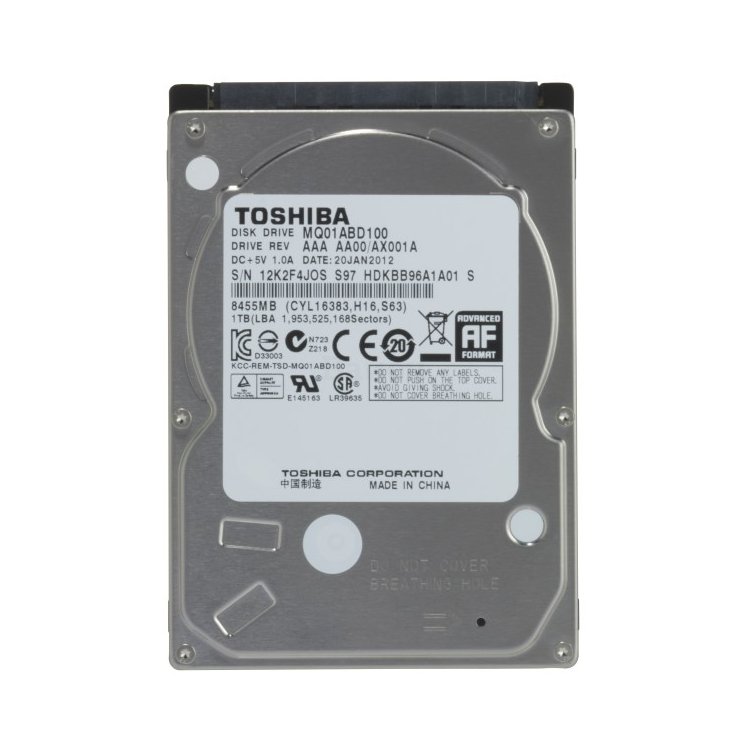 Toshiba MQ01ABD100 1000Гб, 300 Мб/сек, 2.5" HDD