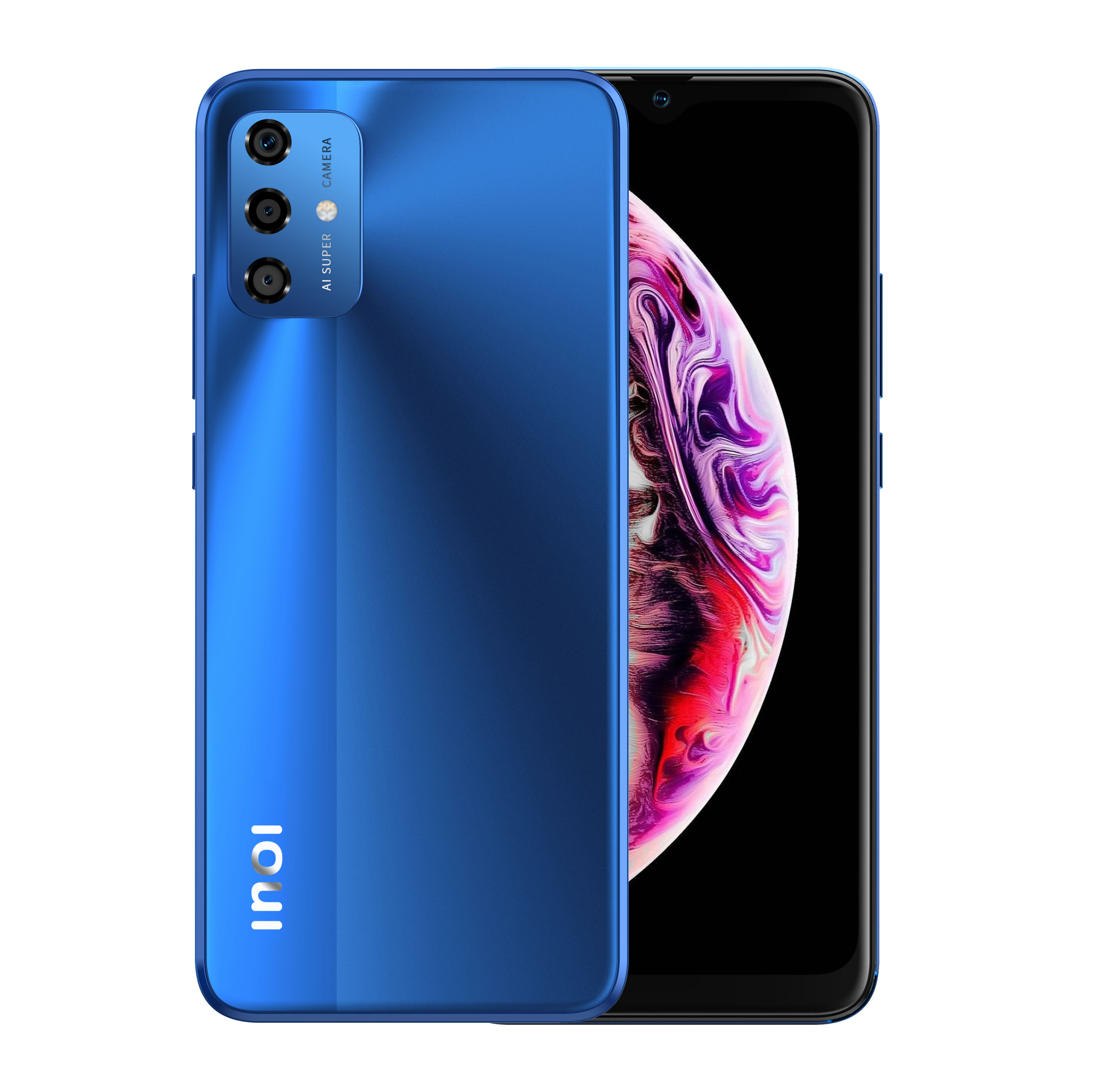 Смартфон INOI A83 128GB Blue, цена телефона. Цвет голубой