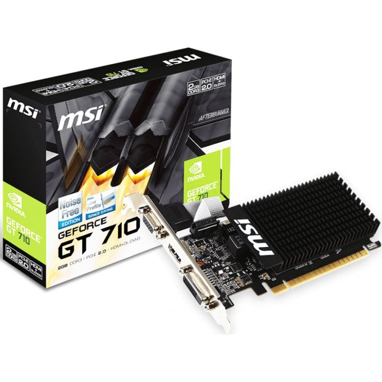 MSI NVIDIA GeForce GT 710 2048Мб, DDR3, 954MHz, PCI Express x8 2.0