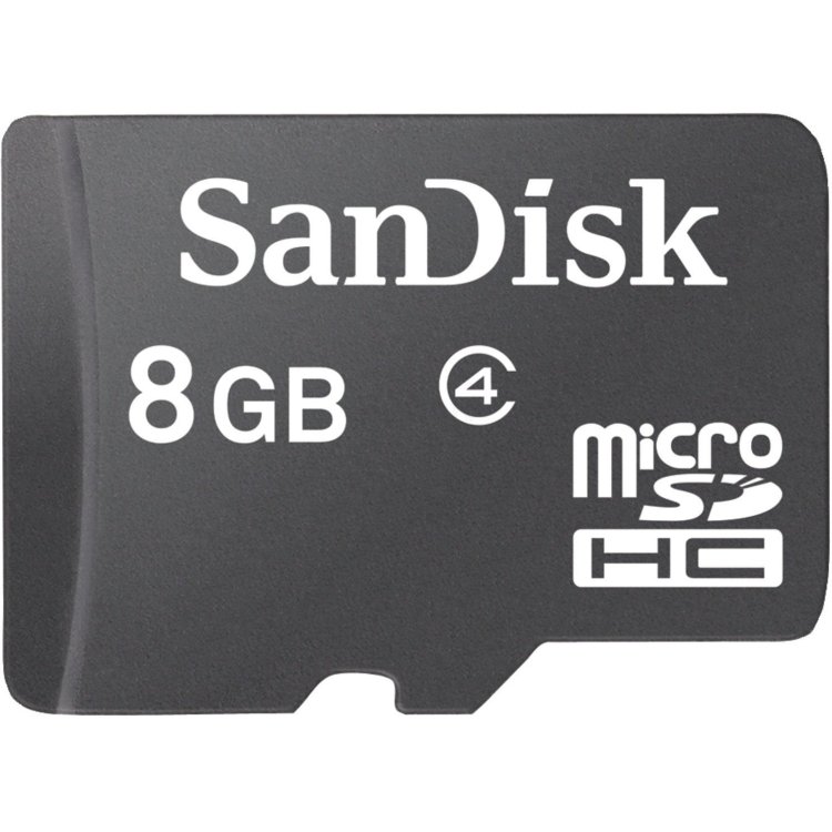 SanDisk microSDHC Card 8GB Class 4