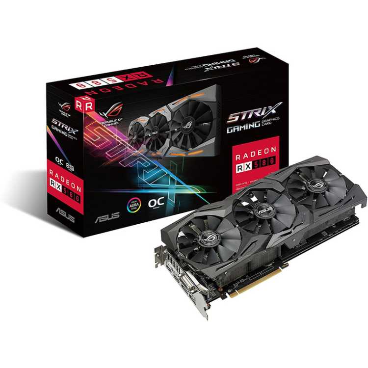Asus AMD Radeon Rog Strix RX 580 O8G Gaming