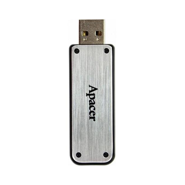 

Apacer AH328 8Гб, Серебристый, пластик, USB 2.0