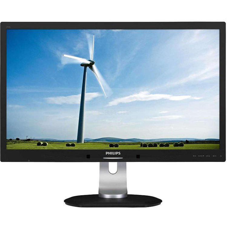 Philips 272S4LPJCB 2560x1440пикс., Встроенные колонки, VGA (D-Sub), 27", DVI, HDMI, Full HD