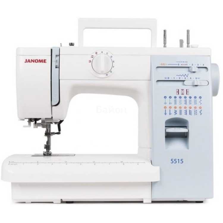 Janome 5515 электромеханическое, вертикальный качающийся