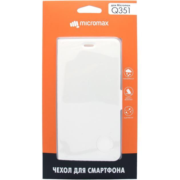 

Чехол-книжка Micromax Q351 Белый