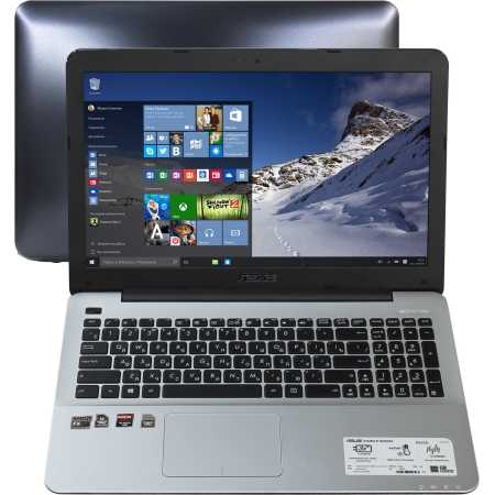 Asus X555DG 15.6", 2100МГц, 8Гб RAM, 1Тб, Черный, Wi-Fi, Windows 10, Bluetooth