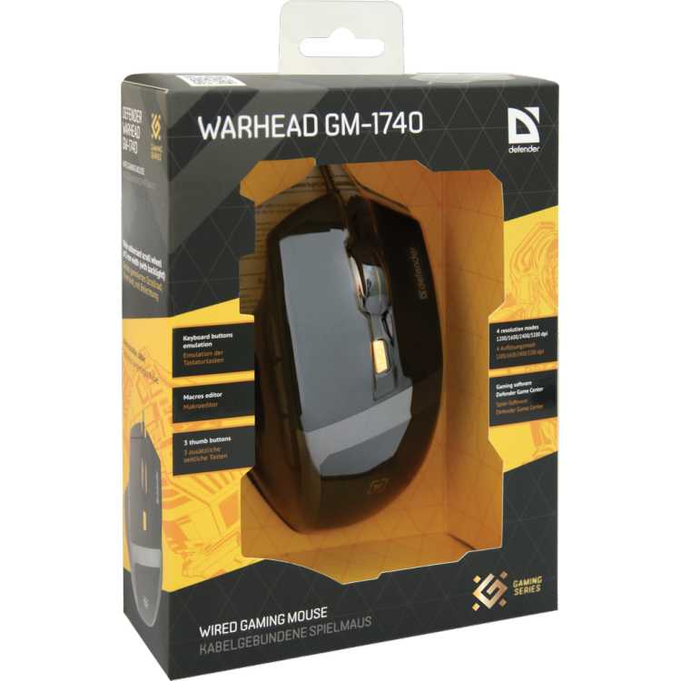 Defender Warhead GM-1740, USB