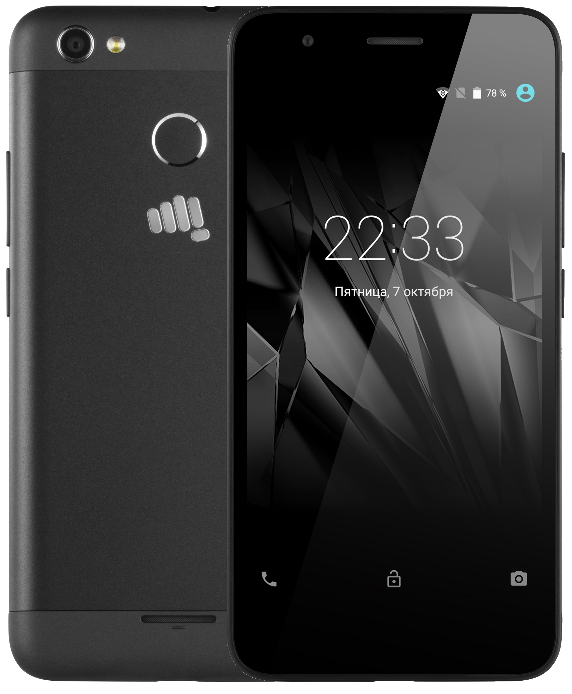 Смартфон Micromax Canvas Juice 4 Q465, цена телефона. Цвет черный