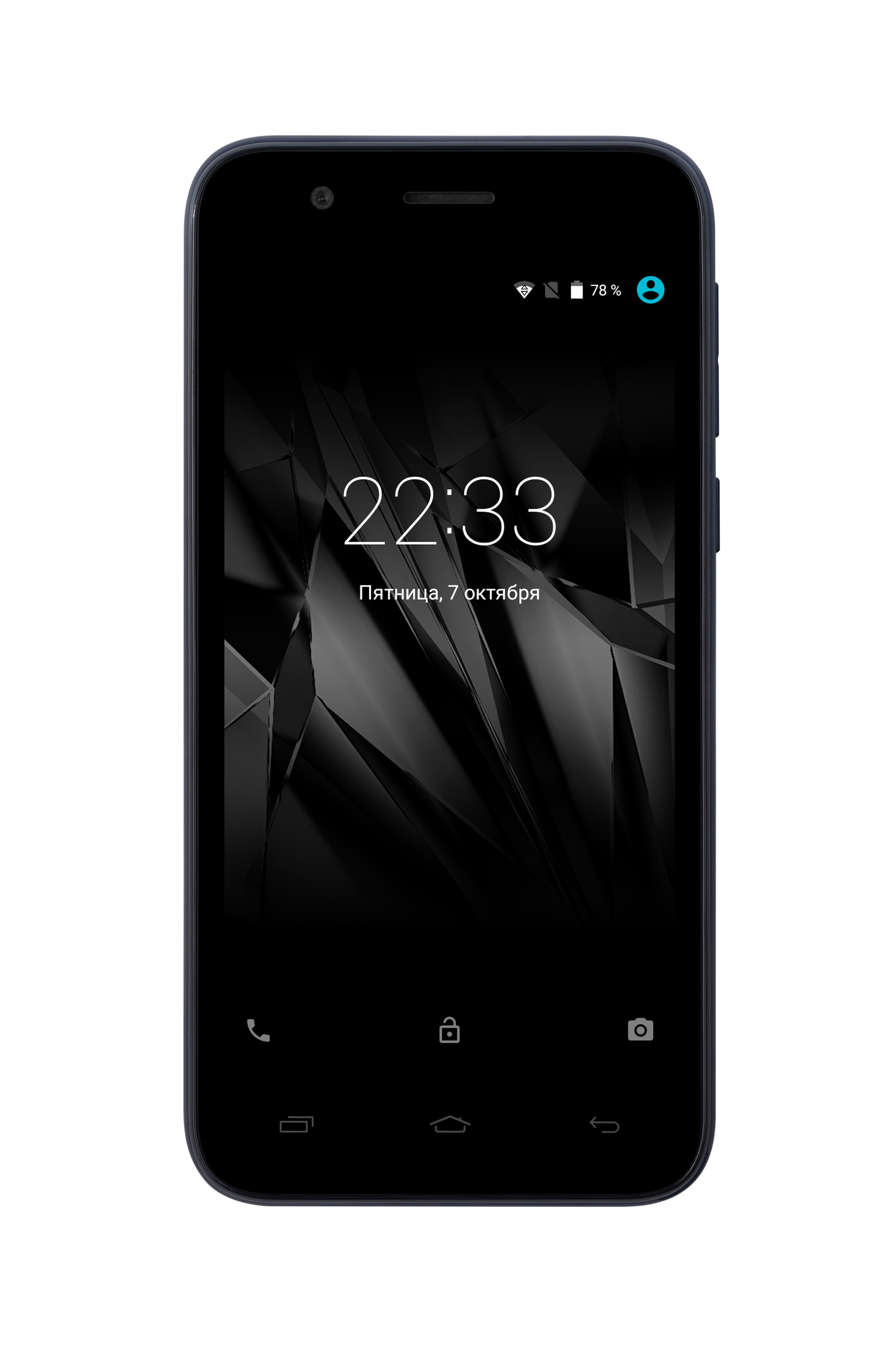 Смартфон Micromax Q346 Lite, цена телефона. Цвет голубой