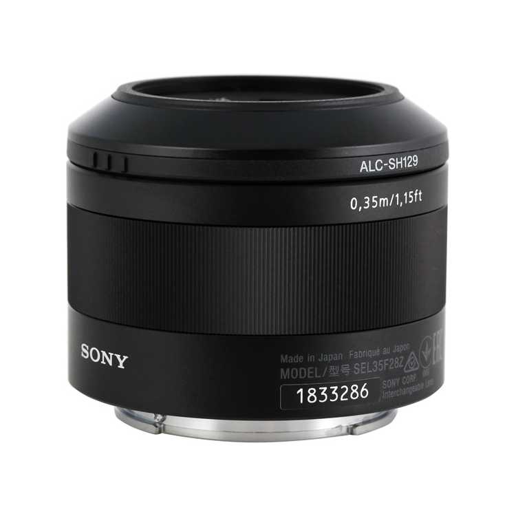 Sony Carl Zeiss Sonnar T* FE 35mm f/2.8 ZA Широкоугольный, Sony E, Совместимость с полнокадровыми фотоаппаратами