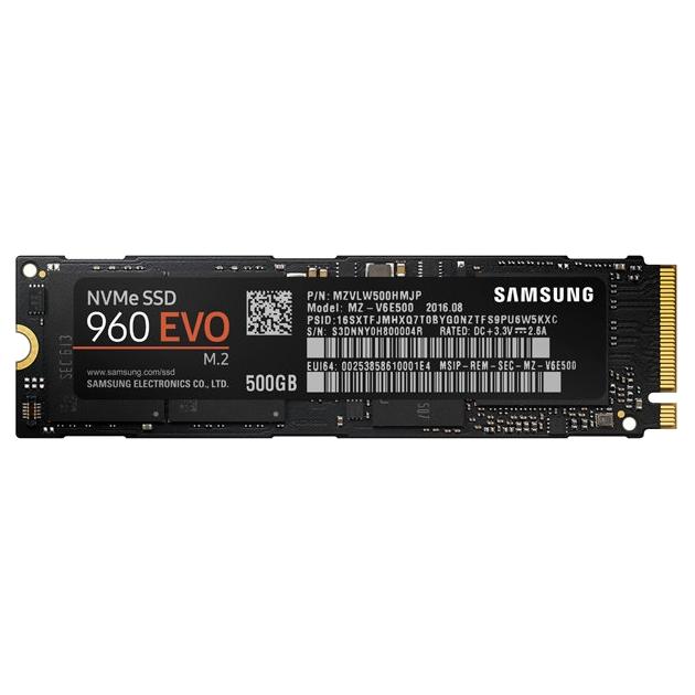 

Samsung 960 Evo 500Gb M.2, PCI-E, 500Гб
