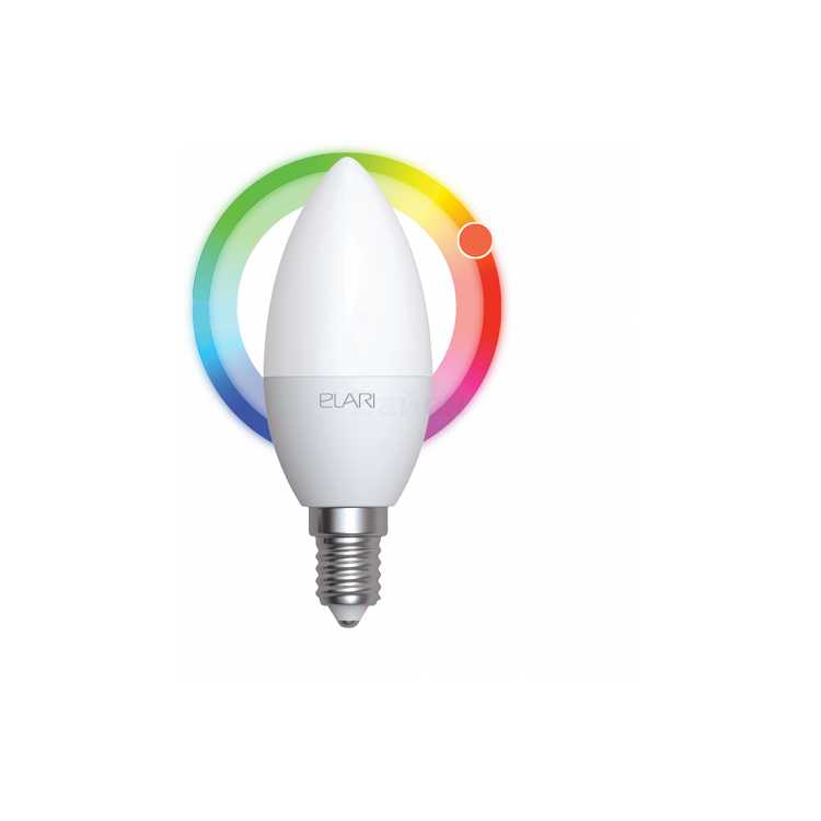 Умная цветная лампа Elari Smart LED color цоколь E14