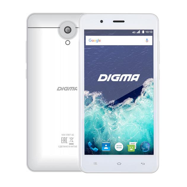 

Digma Vox S507 4G 8Гб, Белый, Dual SIM, 4G LTE, 3G