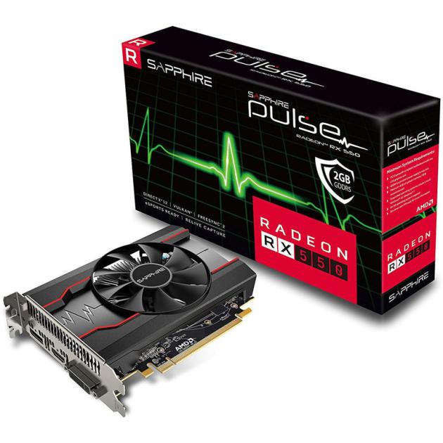 

SAPPHIRE PULSE Radeon RX 550 2GD5 2048Мб