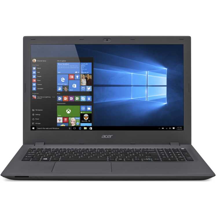 Acer Aspire E5-573-C7XF 15.6", 1400МГц, 4Гб RAM, 500Гб, Wi-Fi, Windows 10, Bluetooth, Intel Celeron