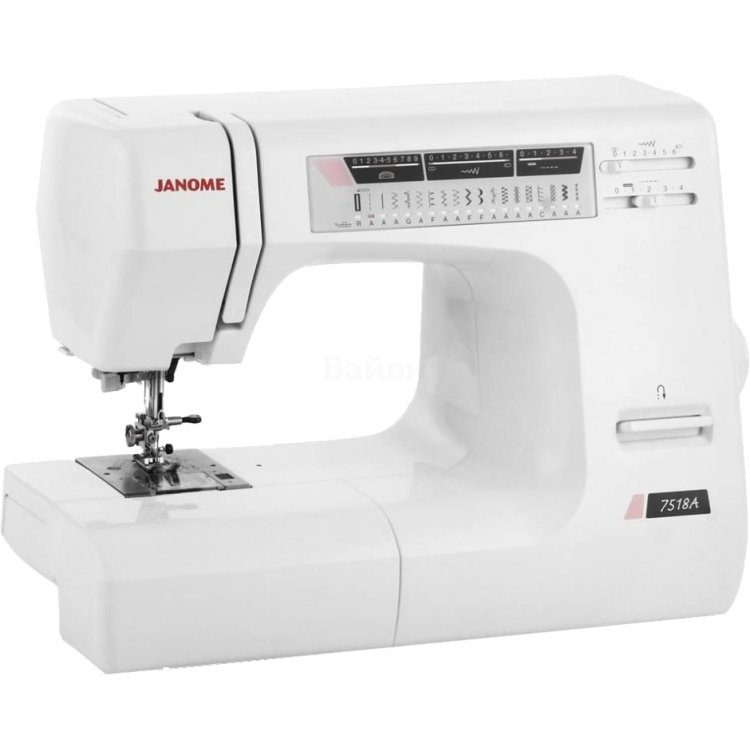 Janome 7518A электромеханическое, вертикальный качающийся