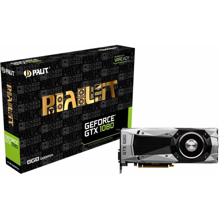 Palit GeForce GTX 1080 JETSTREAM 8192M, GDDR5, 1607MHz, PCI-Ex16 3.0