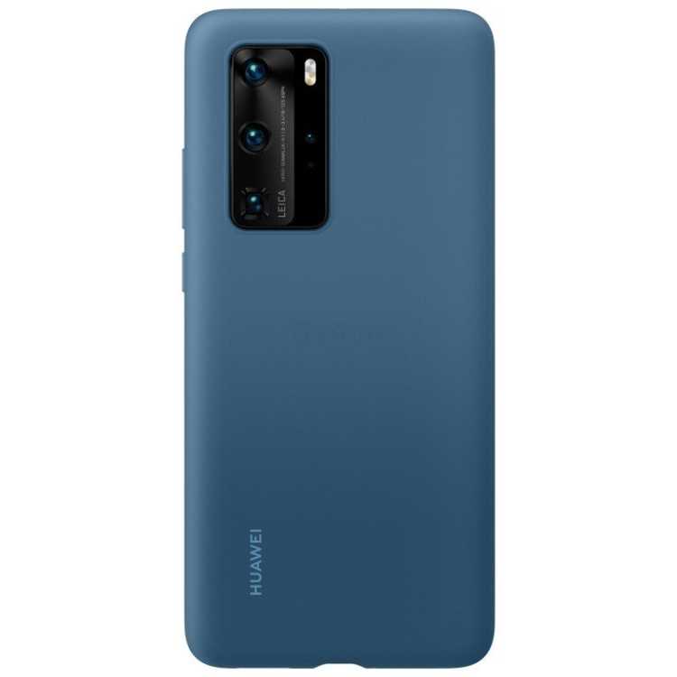 Чехол для Huawei P40 PRO Silicone Blue