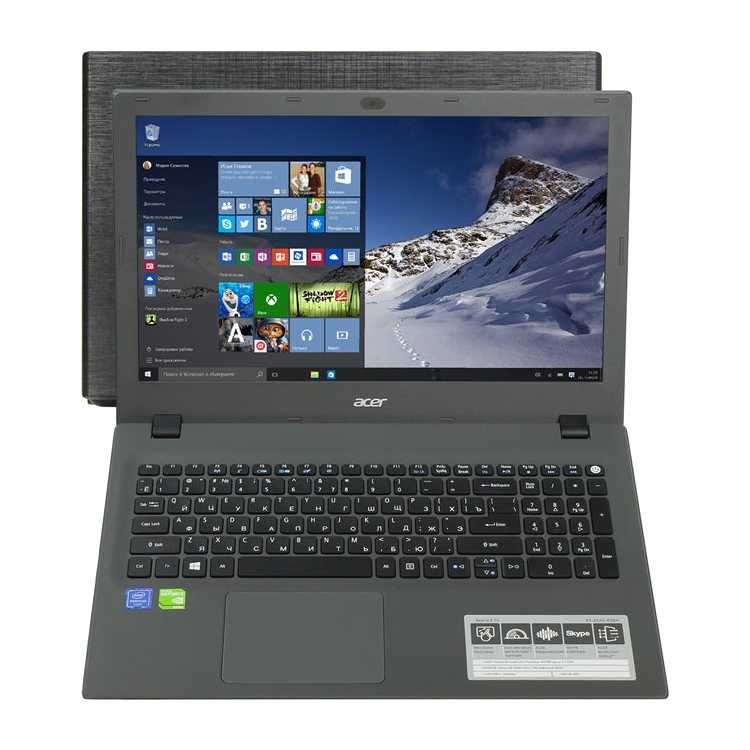 Acer Aspire E5-532G 15.6", Intel Pentium, 1600МГц, 2Гб RAM, 500Гб, Wi-Fi, Windows 10, Bluetooth