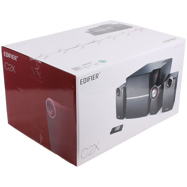 Edifier C2X, 2.1, RCA/mini jack, Дерево