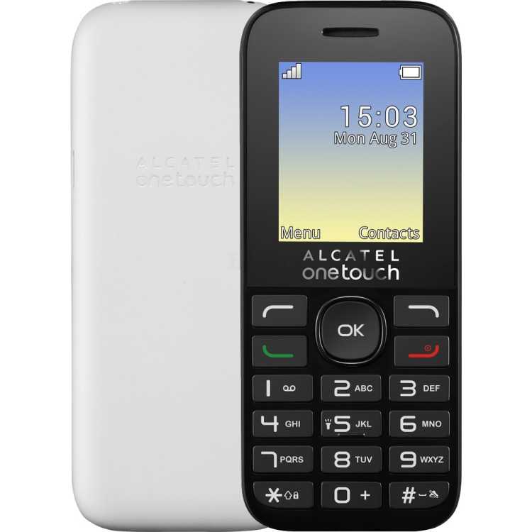 Alcatel One Touch 1020D Белый