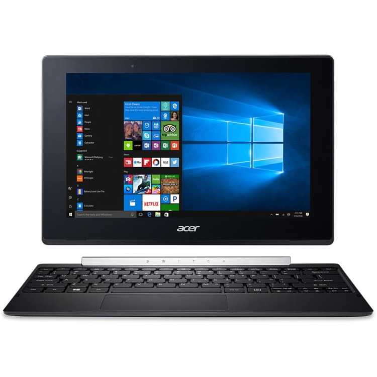 Acer SWITCH SW5-017-15TQ 10.1", Intel Atom, 4Гб RAM, DVD нет, 64Гб, Wi-Fi, Windows 10 Домашняя, Bluetooth