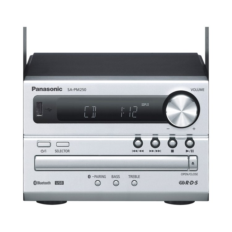 Panasonic SC-PM250 микросистема, 2.0, FM, AM