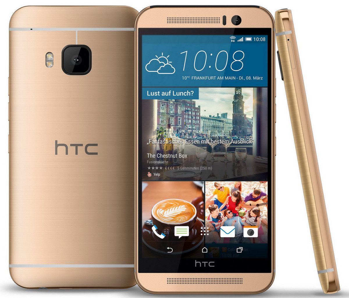 Смартфон HTC One M9 32Гб, 1 SIM, 4G LTE, 3G, цена телефона. Цвет золотой