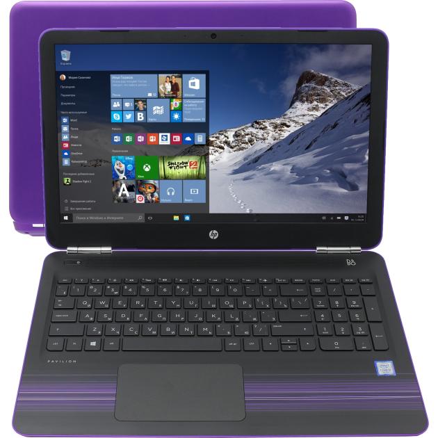 

HP Pavilion 15-au127ur Фиолетовый