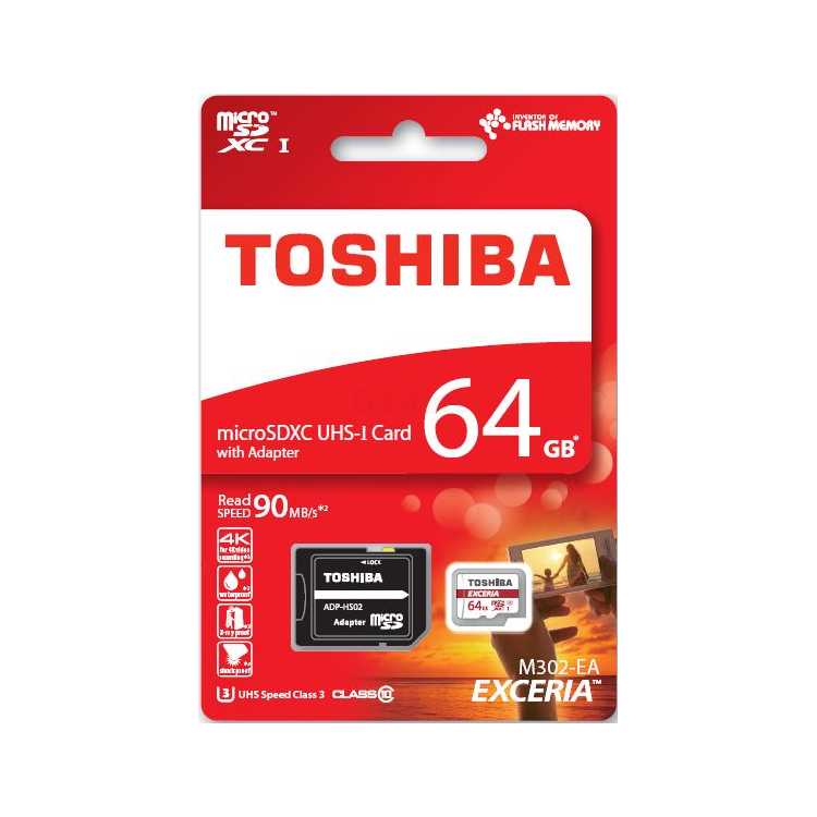 Toshiba EXCERIA microSDHC, 64Гб