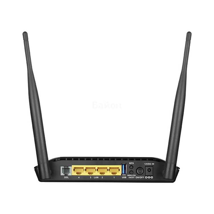 D-Link DSL-2750U/RA, 300Мбит/с, 2.4