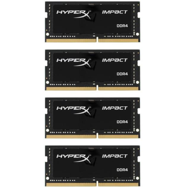 

Kingston HyperX Impact HX424S15IBK4/64 DDR4, 4, 16Гб, РС-19200, 2400МГц, SO-DIMM