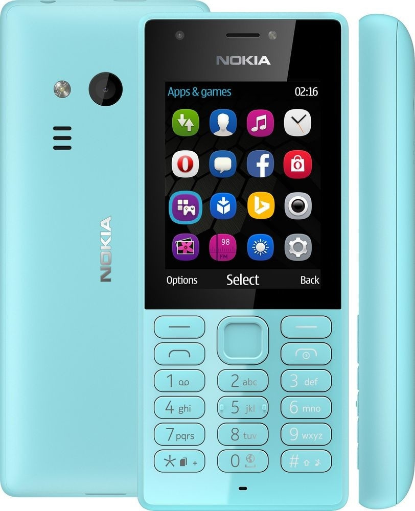 Предзаказ мобильного телефона Nokia 216, цена. Цвет голубой