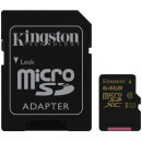 Kingston Ultimate microSDHC, 64Гб, Class 10