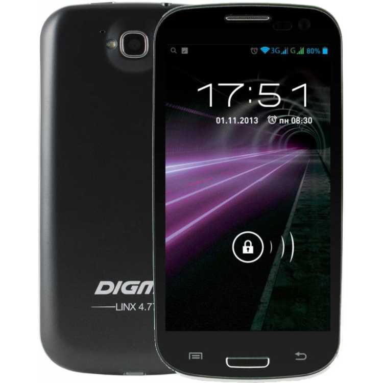 Digma Linx 4.77 4Гб, Dual SIM, 3G