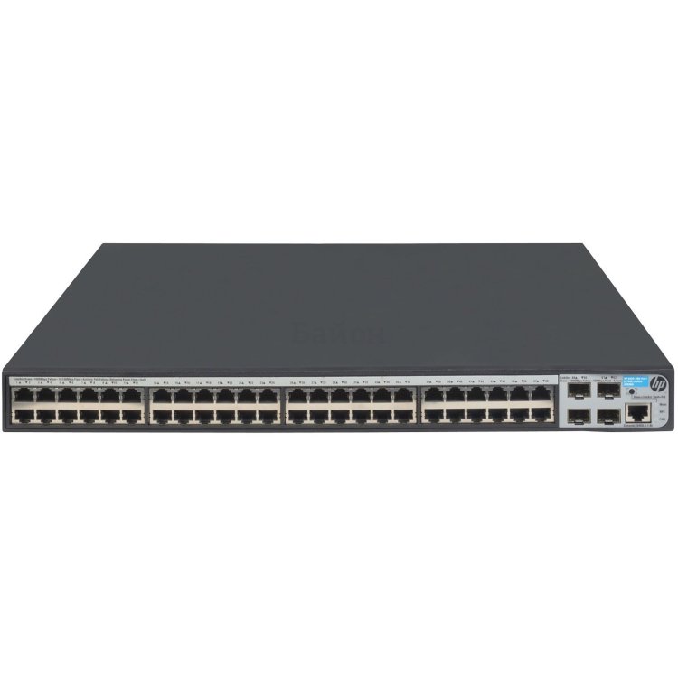 HPE HP 1920-48G Switch 48x10/100/1000 RJ-45 + 4xSFP, Web-managed, static routing, 19' repl. for JE009A
