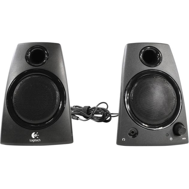 

Logitech Z130 Черный, 2.0, mini jack, Пластик
