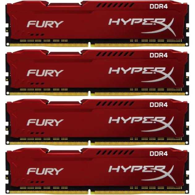 

Kingston HyperX Fury HX421C14FRK4/64 DDR4, 64GB, PC4-17000, 2133, Красный