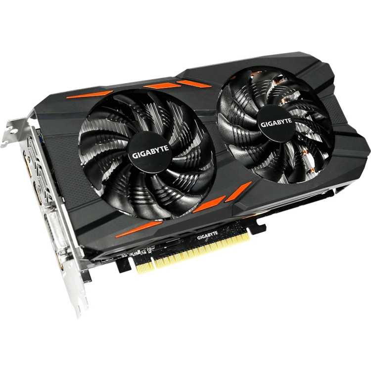 Gigabyte GeForce GTX 1050 OC 2G GV-N1050WF2OC-2GD
