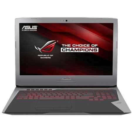 Asus ROG G752VT 17.3", Intel Core i7, 2600МГц, 16Гб RAM, DVD-RW, 2Тб, Серый, Wi-Fi, Windows 10, Bluetooth