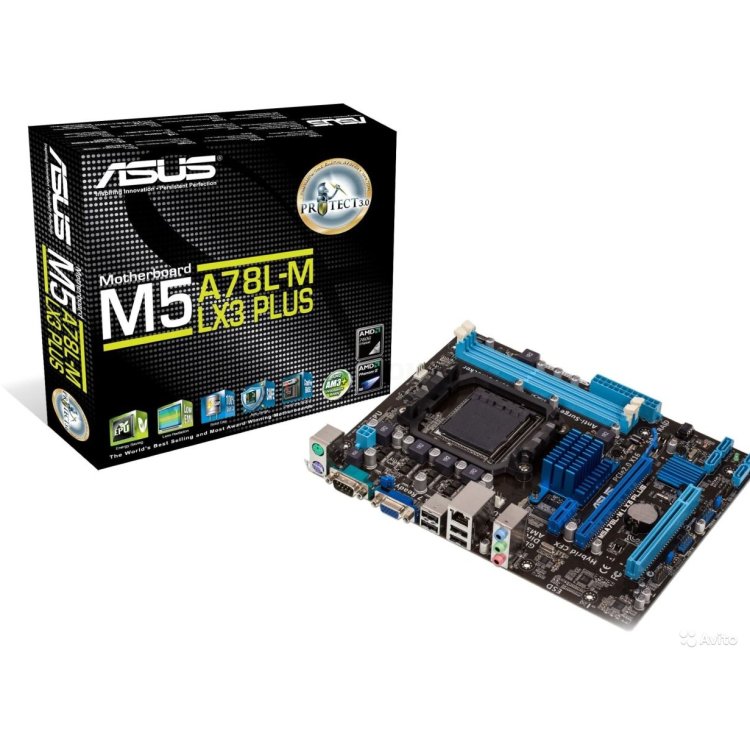 Asus m5a78l m lx3 нет изображения