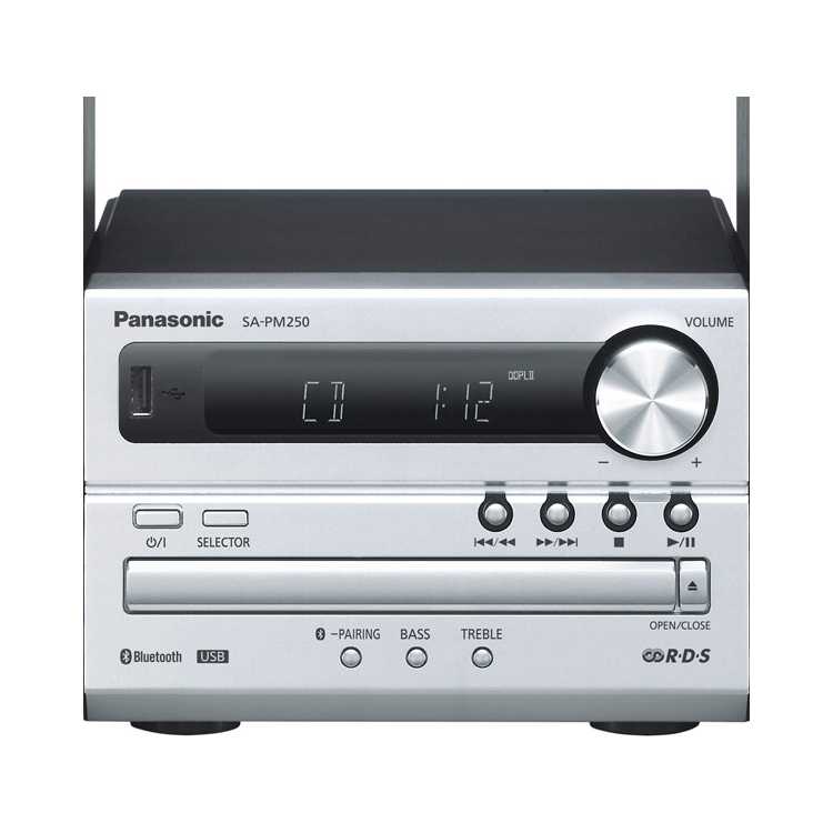 Panasonic SC-PM250 микросистема, 2.0, FM, AM