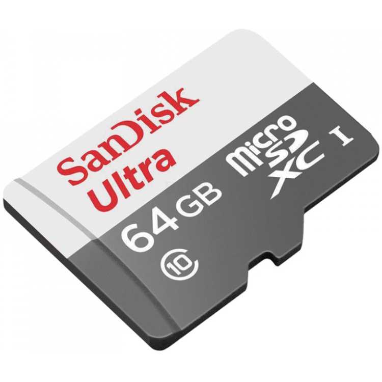 SanDisk Ultra microSDXC Class 10 UHS-I 48MB/s 64GB + SD adapter