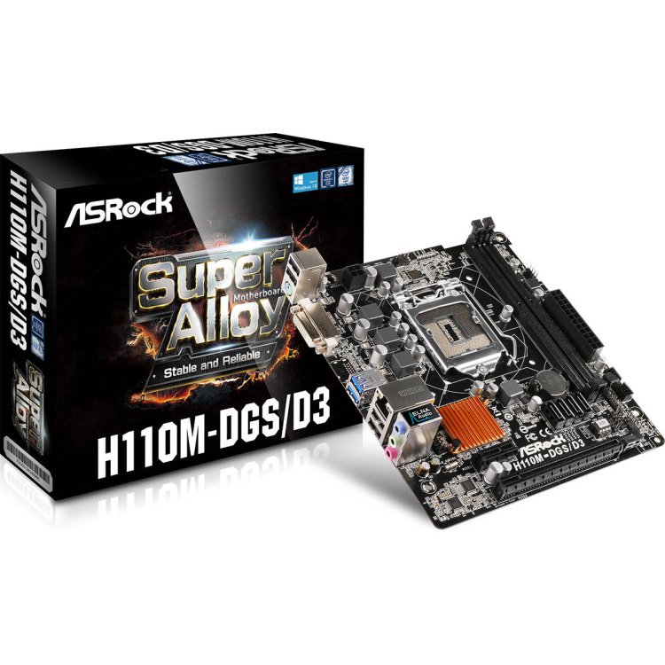 ASRock H110M-DGS/D3 mATX