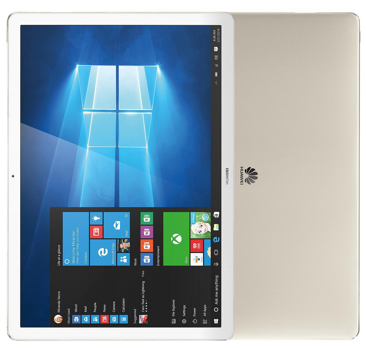 Huawei Matebook HZ-W19 8Гб, 256Гб, Золотой\белый отзывы, цена