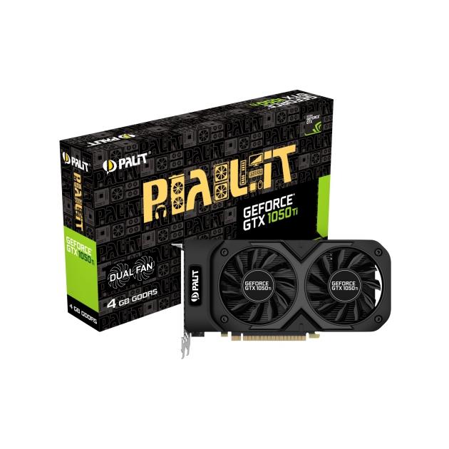 

Palit GeForce GTX 1050 Ti 1290Mhz PCI-E 3.0 4096Mb 7000Mhz 128 bit DVI HDMI HDCP Dual