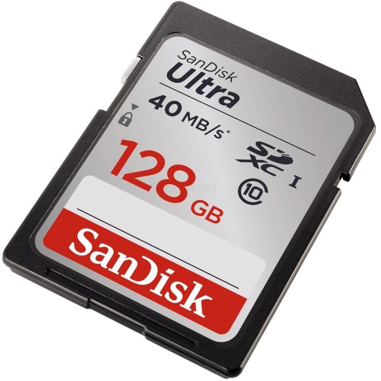 Sandisk SDSDUN-128G-G46 SDXC, 128Гб, Class 10
